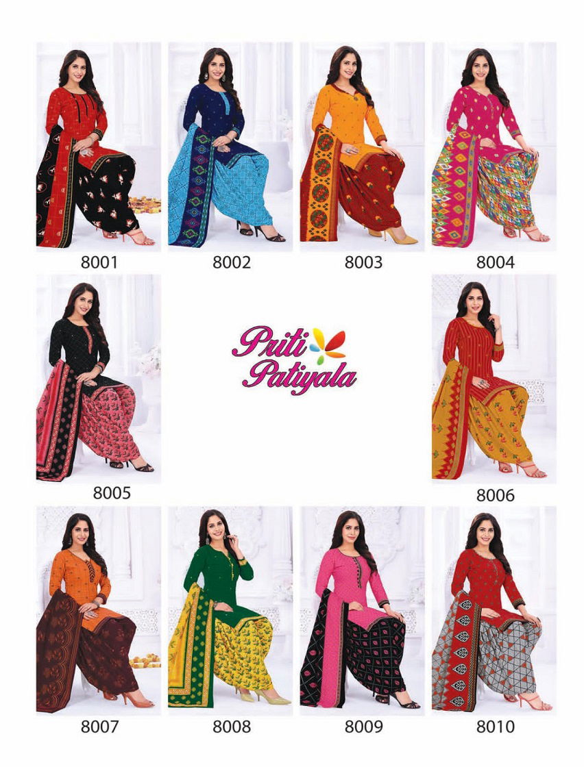 Laado Priti Patiyala 8 Ready Made Regular Wear Cotton Printed Dress Collection